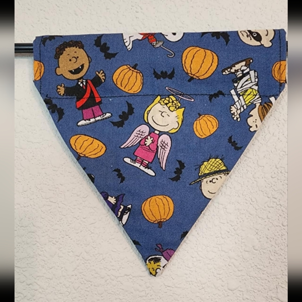 SMALL Halloween Peanuts Dog Bandana